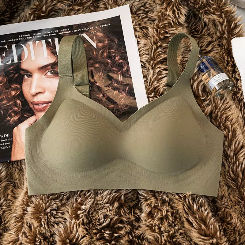 Experience Ultimate Comfort with Our Seamless Padded Wireless Bra for Women - Perfect Everyday Support and Style!