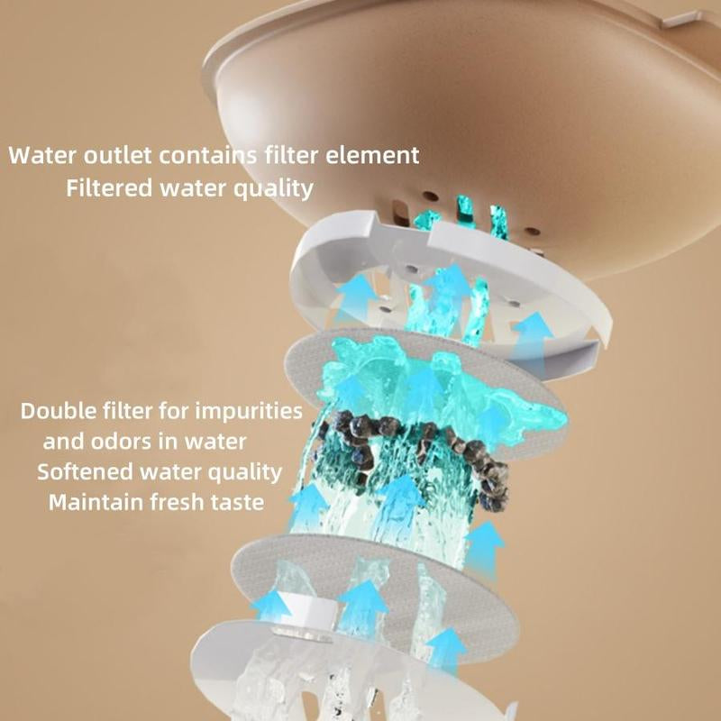 Pet Food and Water Dispenser, 2-in-1 Automatic Feeder with Large Capacity for Dogs and Cats, Ideal Gift for Pet Lovers