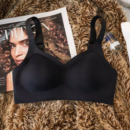 Experience Ultimate Comfort with Our Seamless Padded Wireless Bra for Women - Perfect Everyday Support and Style!