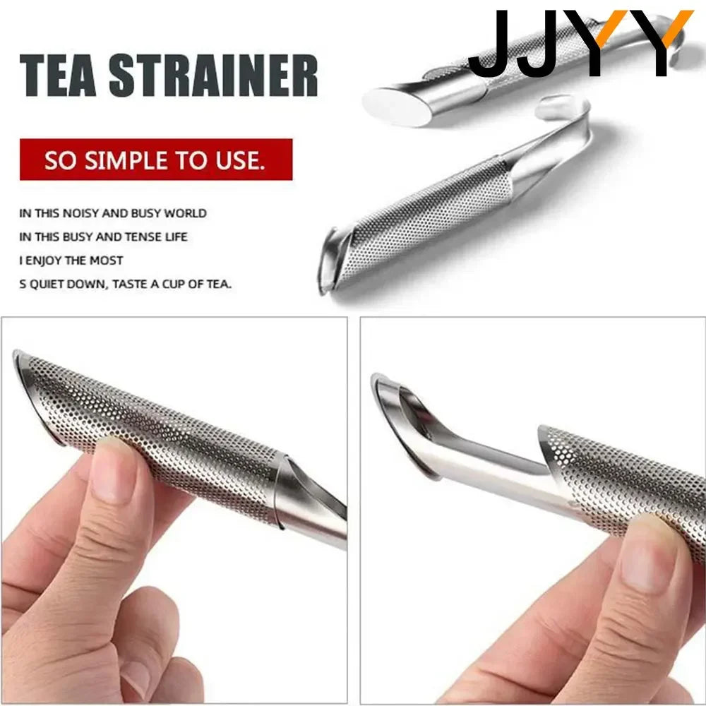 Stainless Steel Tea Infuser with Pipe Design and Touch Feel Holder Tool