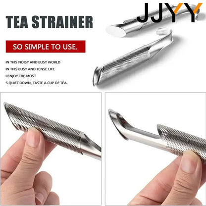 Stainless Steel Tea Infuser with Pipe Design and Touch Feel Holder Tool
