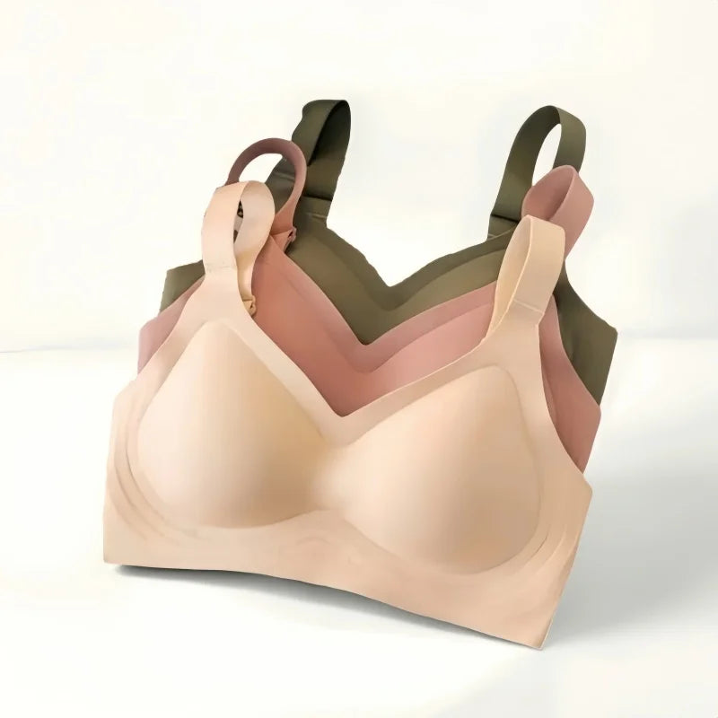 Experience Ultimate Comfort with Our Seamless Padded Wireless Bra for Women - Perfect Everyday Support and Style!