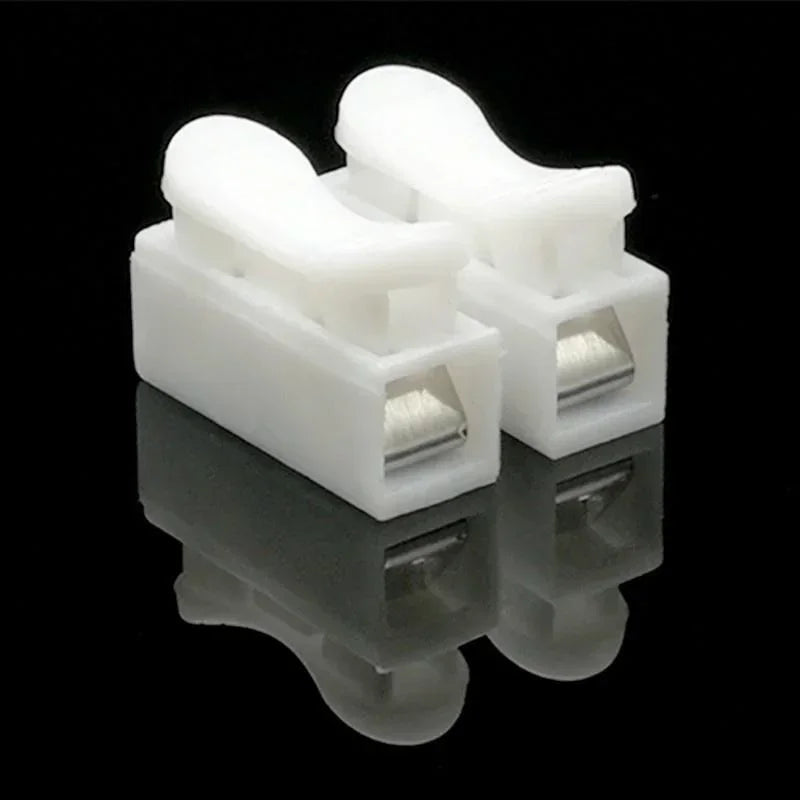 Quick and Easy 1P 2P Cable Wire Connectors - 20/50 Packs No Soldering Required, Perfect for Home Electrical Projects