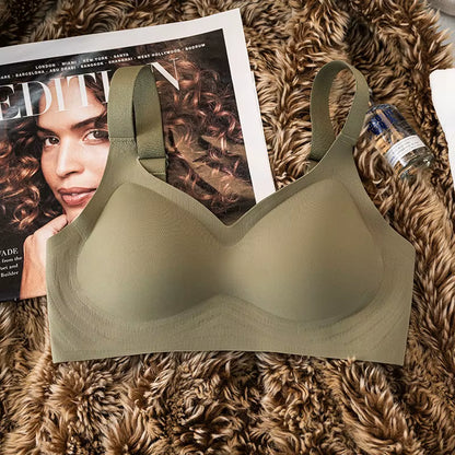 Experience Ultimate Comfort with Our Seamless Padded Wireless Bra for Women - Perfect Everyday Support and Style!