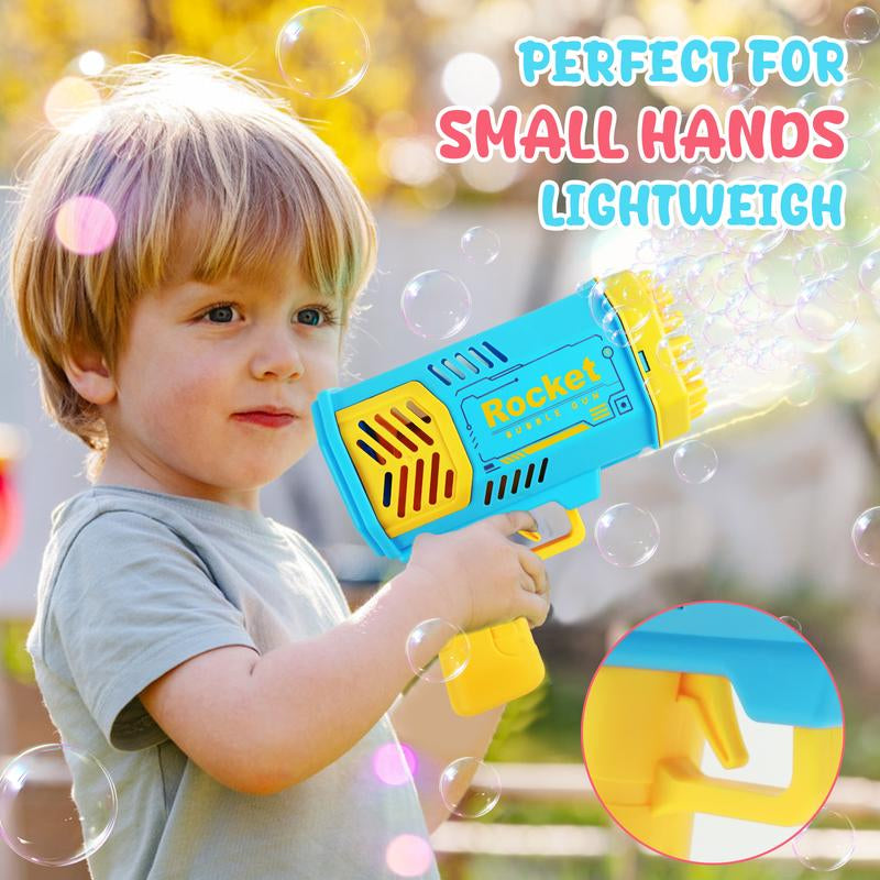 Ultimate Bubble Machine Gun - 40 Holes for Continuous Entertainment, Ideal Outdoor Toy for Children, Perfect for Birthday and Wedding Celebrations.