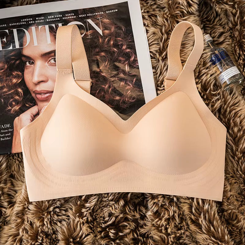 Experience Ultimate Comfort with Our Seamless Padded Wireless Bra for Women - Perfect Everyday Support and Style!