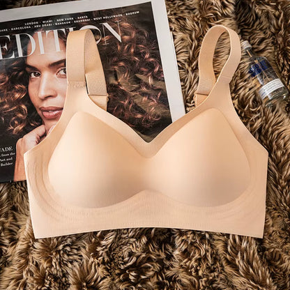 Experience Ultimate Comfort with Our Seamless Padded Wireless Bra for Women - Perfect Everyday Support and Style!