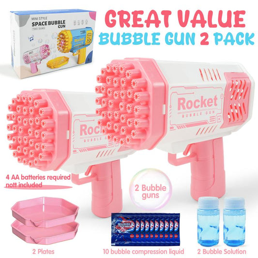 Ultimate Bubble Machine Gun - 40 Holes for Continuous Entertainment, Ideal Outdoor Toy for Children, Perfect for Birthday and Wedding Celebrations.