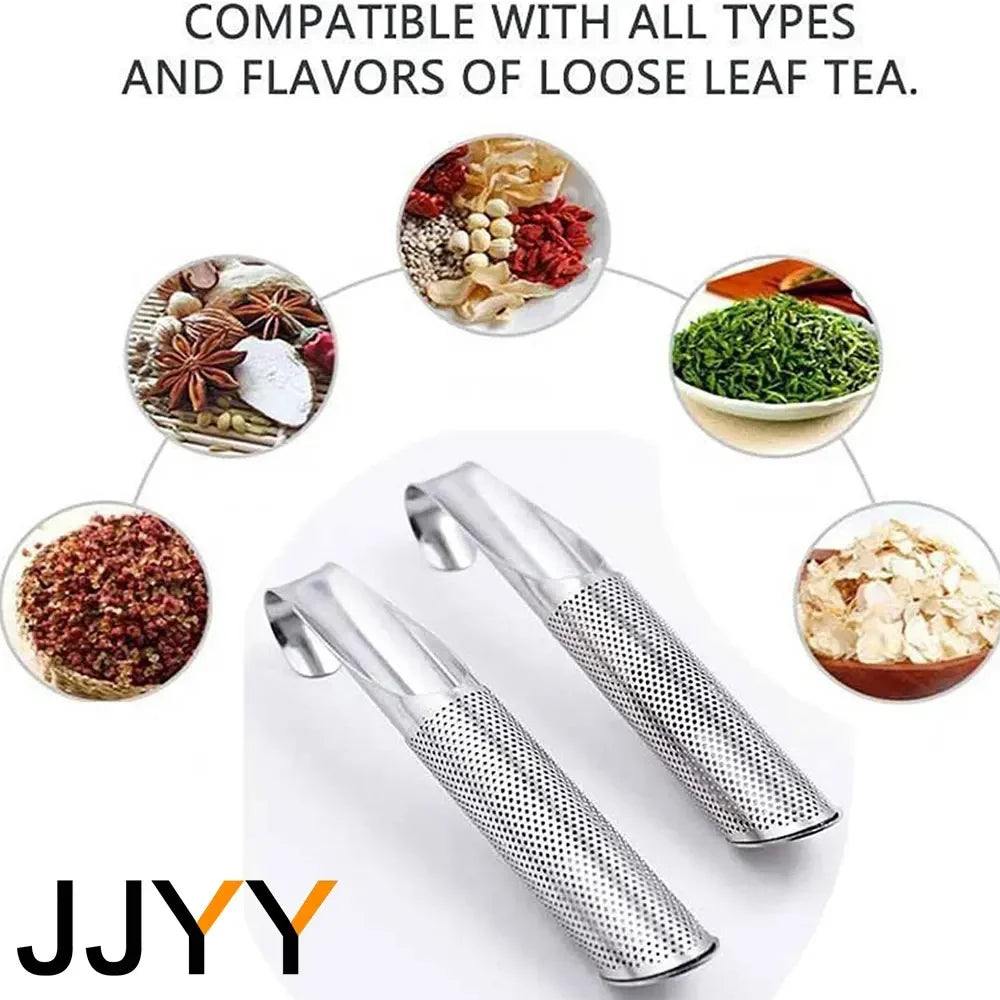 Stainless Steel Tea Infuser with Pipe Design and Touch Feel Holder Tool