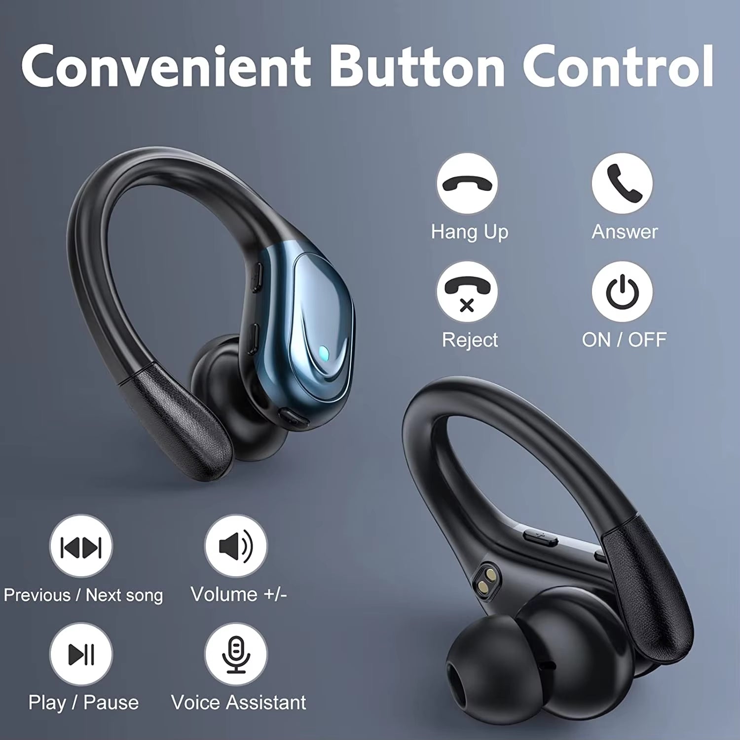 Experience Unmatched Sound with BX17 Bluetooth 5.3 Earphones - TWS Wireless Sports Headphones Designed for Active Lifestyles