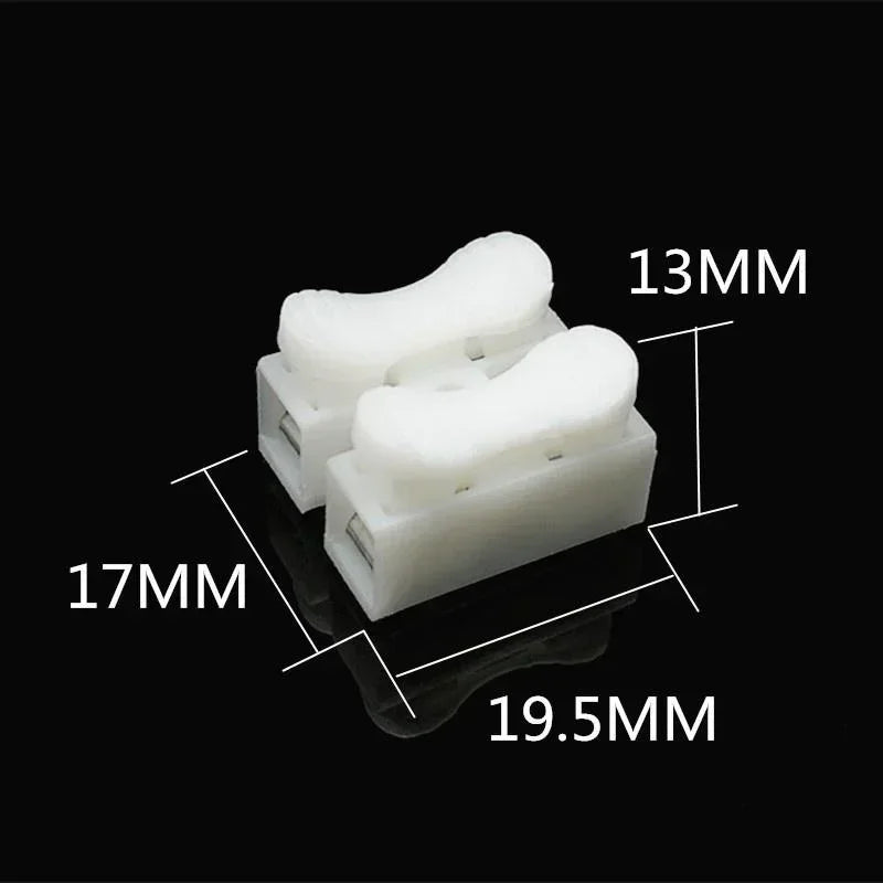 Quick and Easy 1P 2P Cable Wire Connectors - 20/50 Packs No Soldering Required, Perfect for Home Electrical Projects