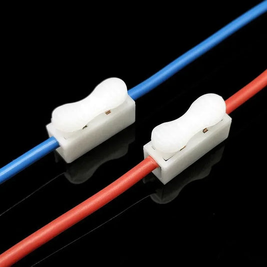Quick and Easy 1P 2P Cable Wire Connectors - 20/50 Packs No Soldering Required, Perfect for Home Electrical Projects