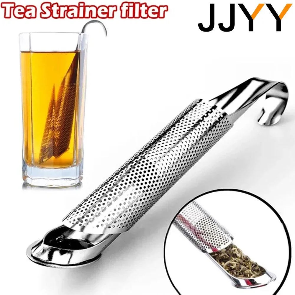 Stainless Steel Tea Infuser with Pipe Design and Touch Feel Holder Tool