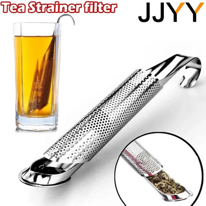 Stainless Steel Tea Infuser with Pipe Design and Touch Feel Holder Tool