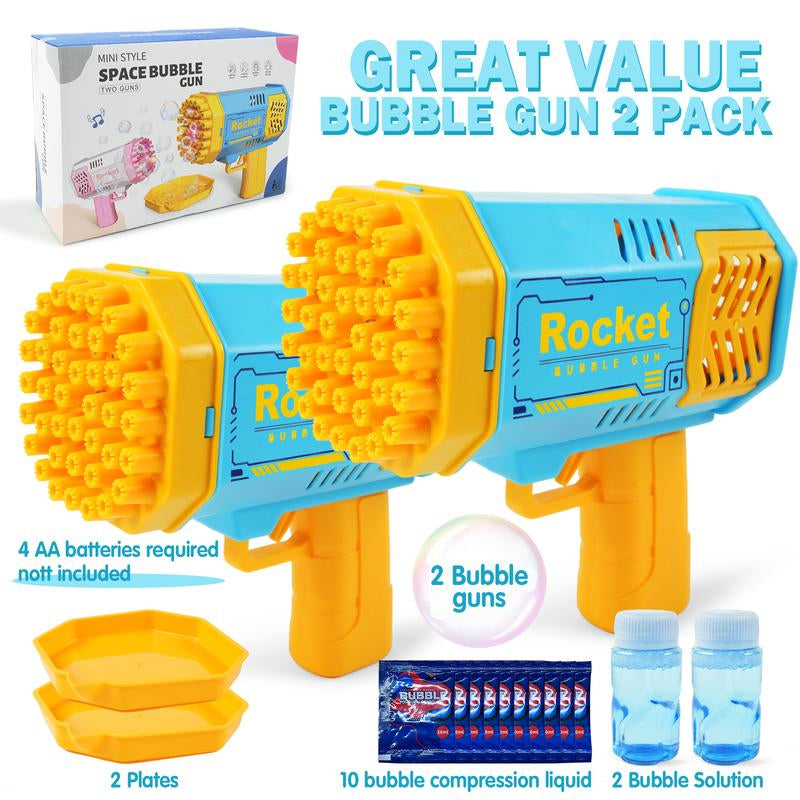 Ultimate Bubble Machine Gun - 40 Holes for Continuous Entertainment, Ideal Outdoor Toy for Children, Perfect for Birthday and Wedding Celebrations.