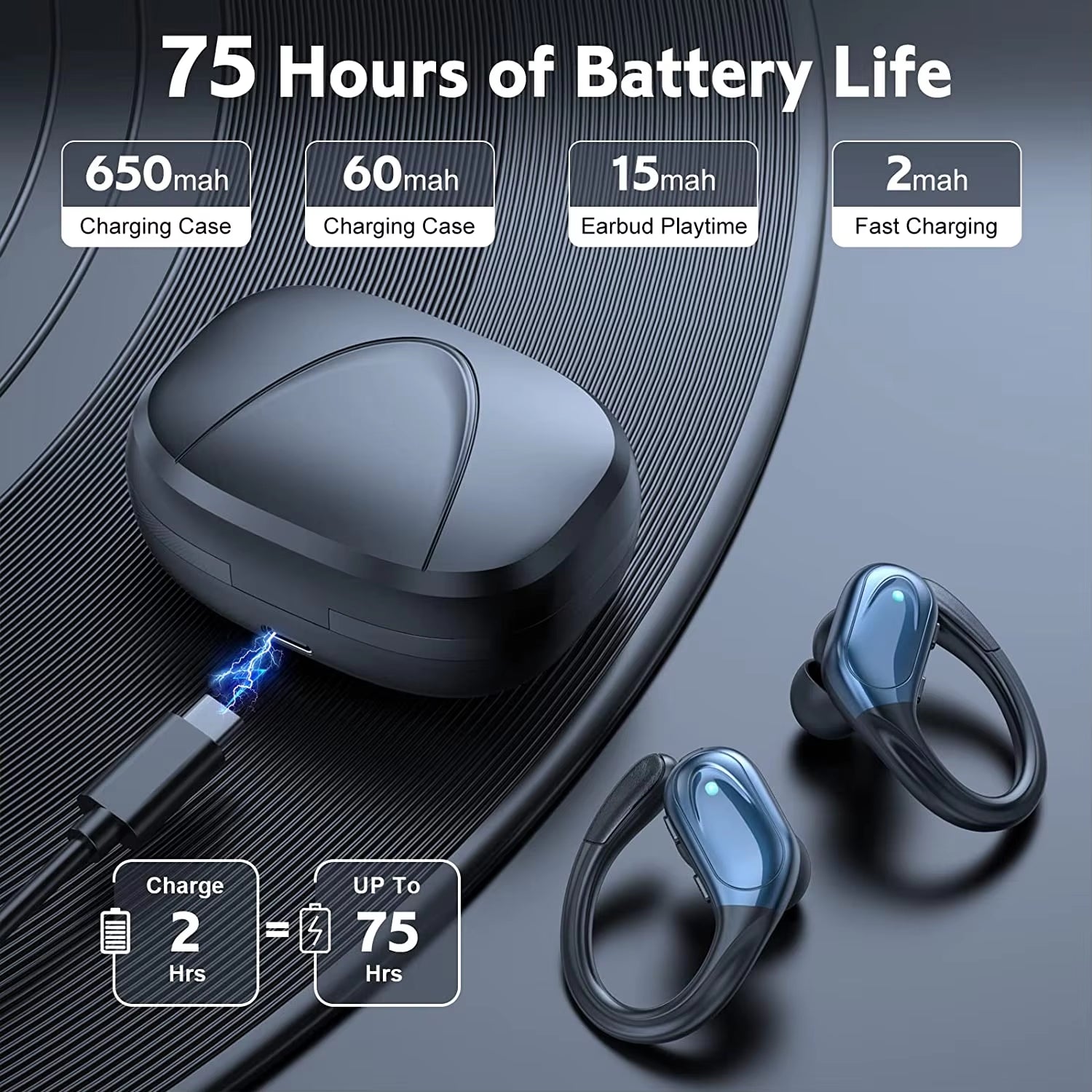 Experience Unmatched Sound with BX17 Bluetooth 5.3 Earphones - TWS Wireless Sports Headphones Designed for Active Lifestyles