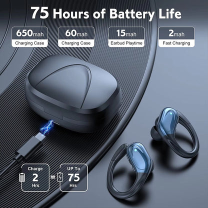 Experience Unmatched Sound with BX17 Bluetooth 5.3 Earphones - TWS Wireless Sports Headphones Designed for Active Lifestyles