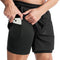 Elevate Your Workout with Aolesy Men's 2-in-1 Quick-Dry Running Shorts - Lightweight Athletic Shorts with Pockets for Ultimate Comfort and Performance