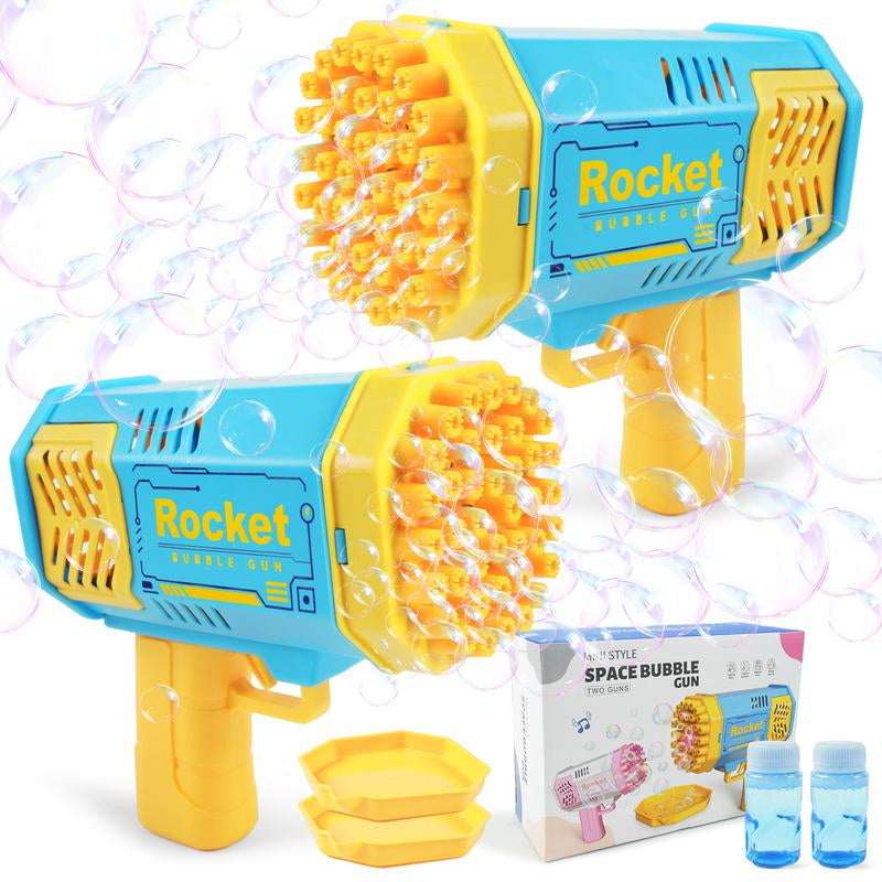 Ultimate Bubble Machine Gun - 40 Holes for Continuous Entertainment, Ideal Outdoor Toy for Children, Perfect for Birthday and Wedding Celebrations.